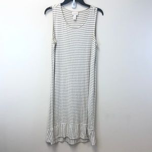 Chico's Dresses - Chico's Striped Midi Dress Size 2 Chico's Dresses - Chico's Striped Midi Dress Size 2